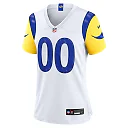 Zennovawear Los Angeles Rams Women's Custom Game Jersey - White