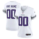 Zennovawear Minnesota Vikings Women's Alternate Custom Game Jersey - White
