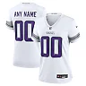 Zennovawear Minnesota Vikings Women's Alternate Custom Game Jersey - White
