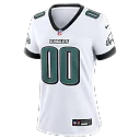 Zennovawear Philadelphia Eagles Women's Team Custom Game Jersey - White