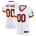 Zennovawear Washington Commanders Women's Super Bowl Era Custom Game Jersey - White
