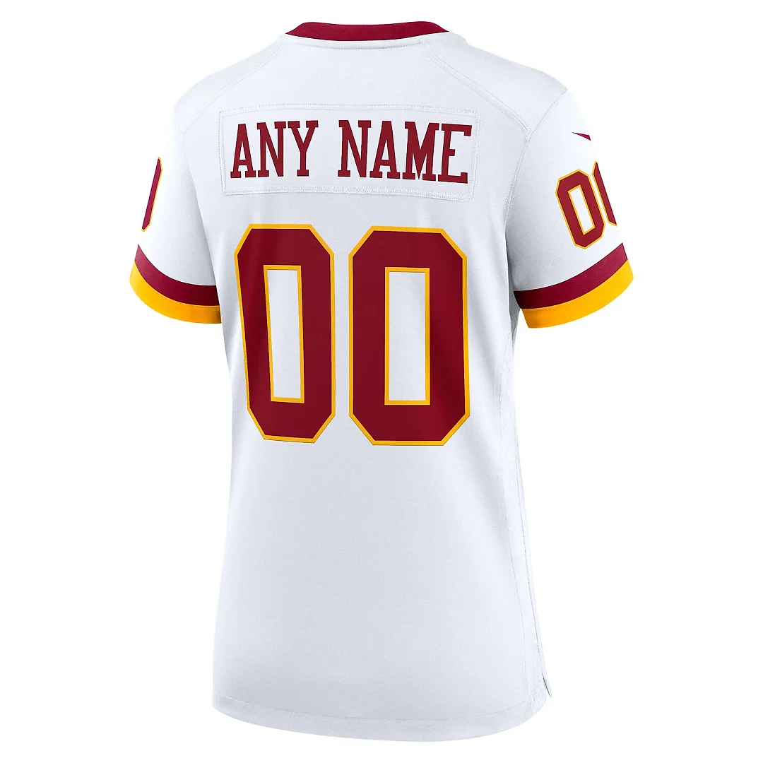 Zennovawear Washington Commanders Women's Super Bowl Era Custom Game Jersey - White