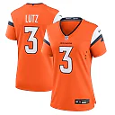 Zennovawear Wil Lutz Denver Broncos Women's Team Game Jersey - Orange