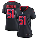 Zennovawear Will Anderson Jr. Houston Texans Women's 2nd Alternate Game Jersey - Navy