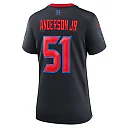 Zennovawear Will Anderson Jr. Houston Texans Women's 2nd Alternate Game Jersey - Navy