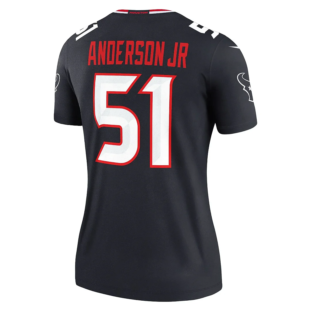 Zennovawear Will Anderson Jr. Houston Texans Women's Legend Player Performance Top - Navy