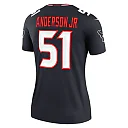 Zennovawear Will Anderson Jr. Houston Texans Women's Legend Player Performance Top - Navy
