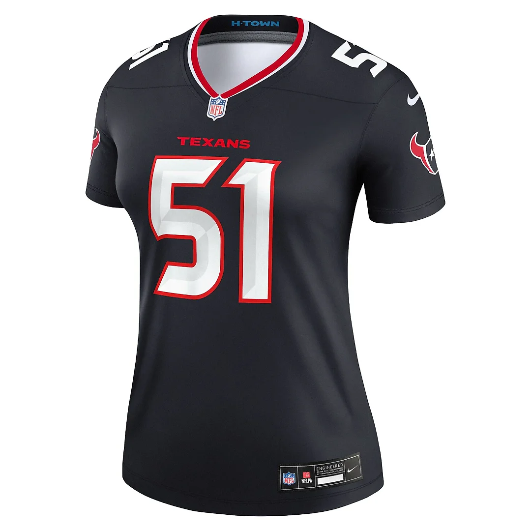 Zennovawear Will Anderson Jr. Houston Texans Women's Legend Player Performance Top - Navy