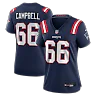 Zennovawear Will Campbell New England Patriots Women's Team Game Jersey - Navy