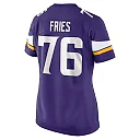 Zennovawear Will Fries Minnesota Vikings Women's Team Game Jersey - Purple