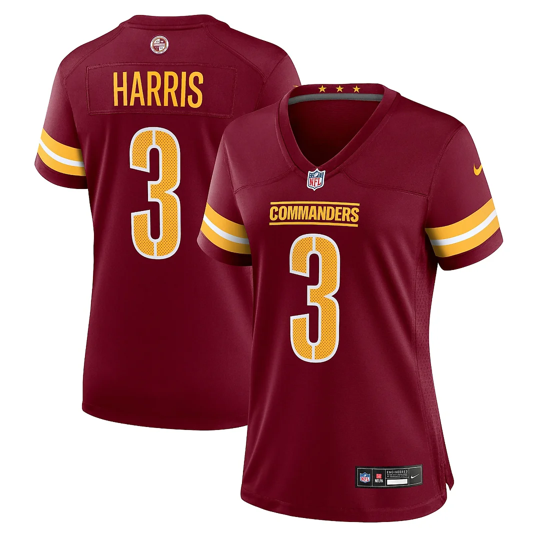 Zennovawear Will Harris Washington Commanders Women's Team Game Jersey - Burgundy