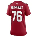 Zennovawear Will Hernandez Arizona Cardinals Women's Game Jersey - Cardinal