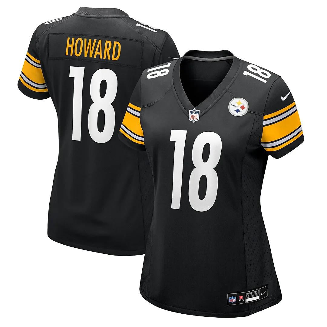 Zennovawear Will Howard Pittsburgh Steelers Women's Team Game Jersey - Black