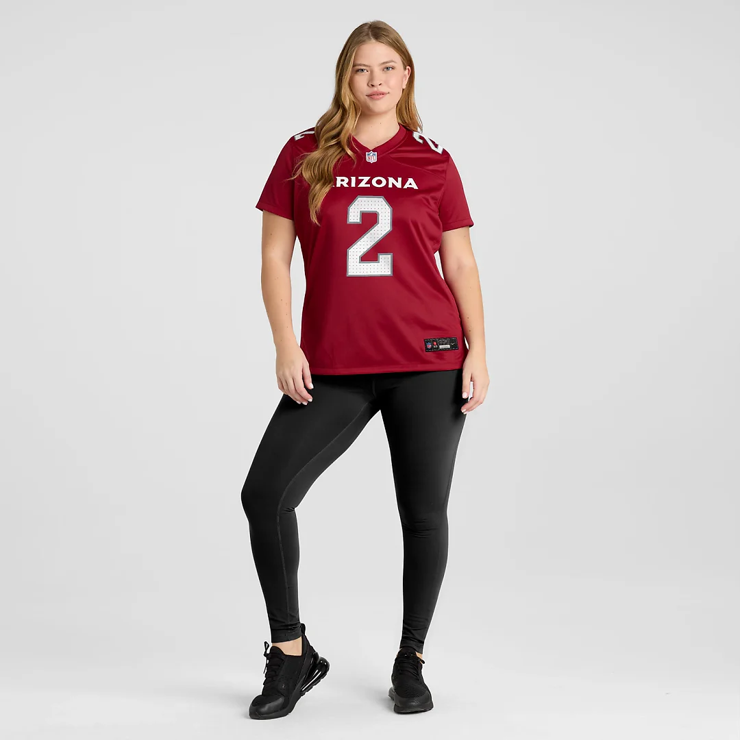 Zennovawear Will Johnson Arizona Cardinals Women's Team Game Jersey - Cardinal