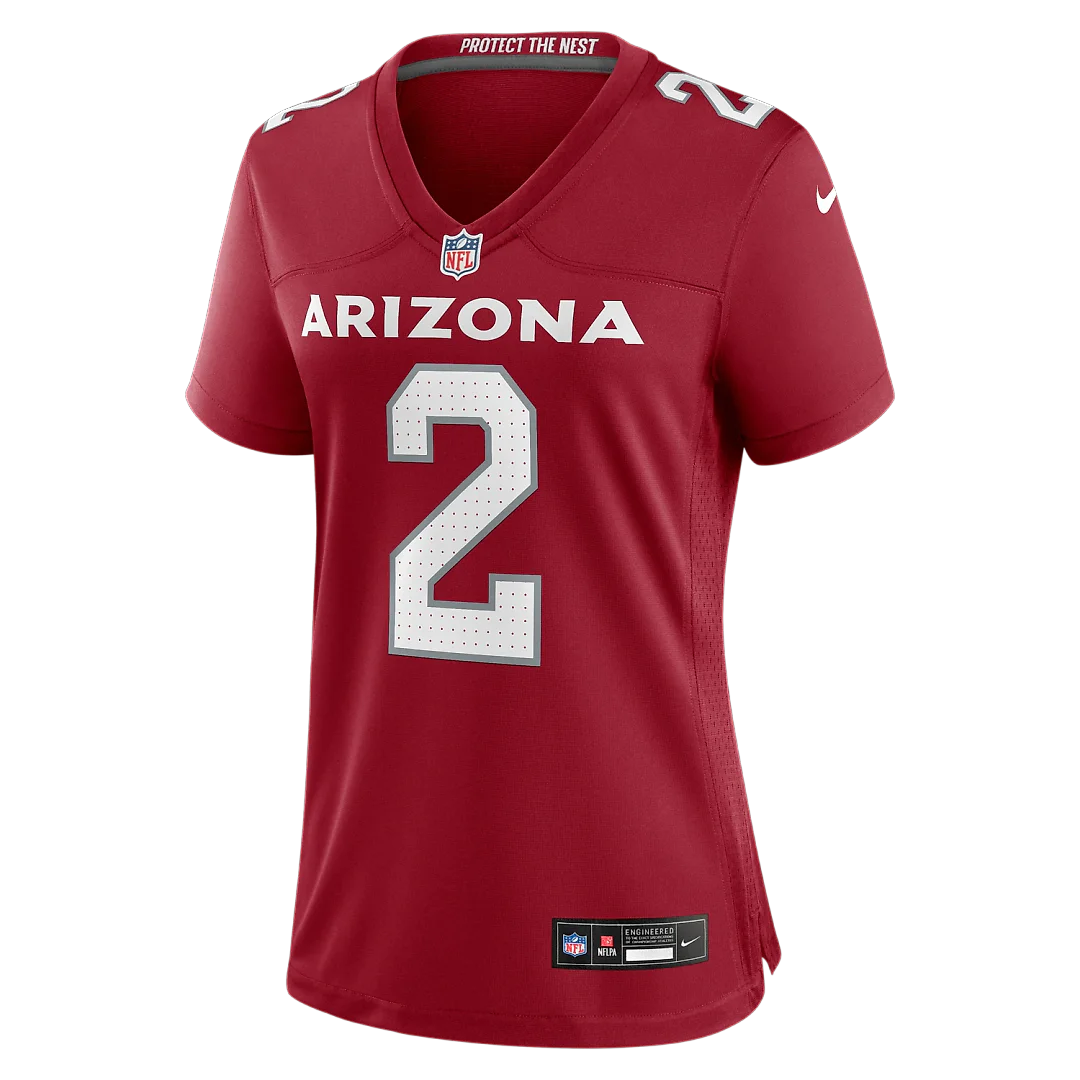 Zennovawear Will Johnson Arizona Cardinals Women's Team Game Jersey - Cardinal