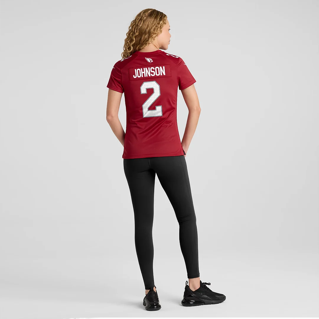 Zennovawear Will Johnson Arizona Cardinals Women's Team Game Jersey - Cardinal
