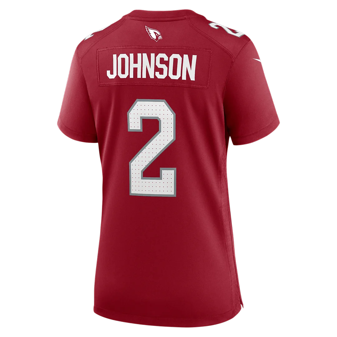 Zennovawear Will Johnson Arizona Cardinals Women's Team Game Jersey - Cardinal