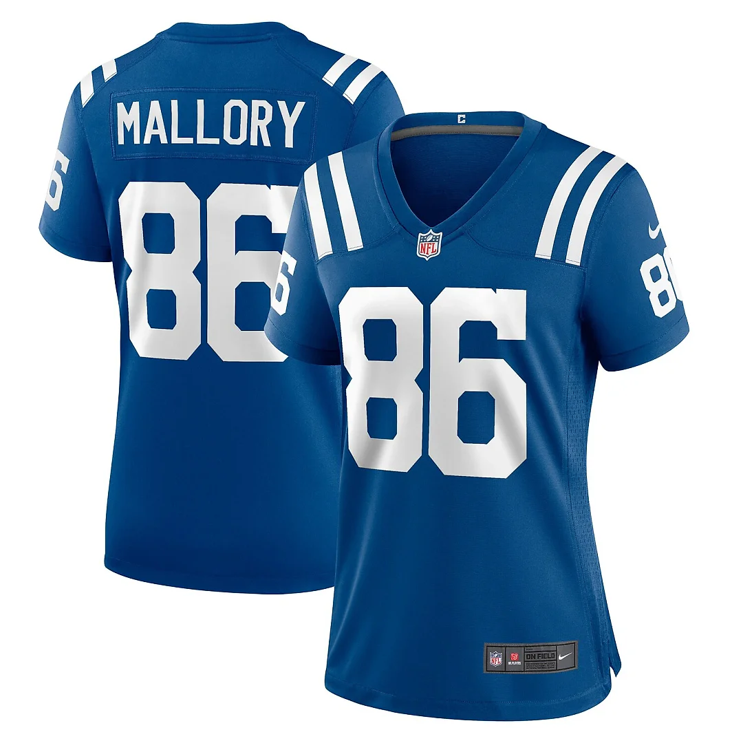 Zennovawear Will Mallory Indianapolis Colts Women's Team Game Jersey - Royal