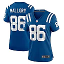 Zennovawear Will Mallory Indianapolis Colts Women's Team Game Jersey - Royal