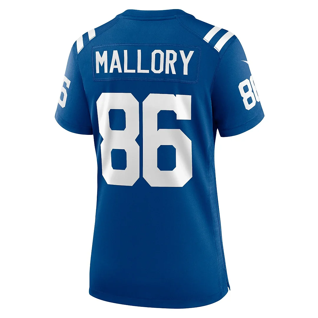 Zennovawear Will Mallory Indianapolis Colts Women's Team Game Jersey - Royal
