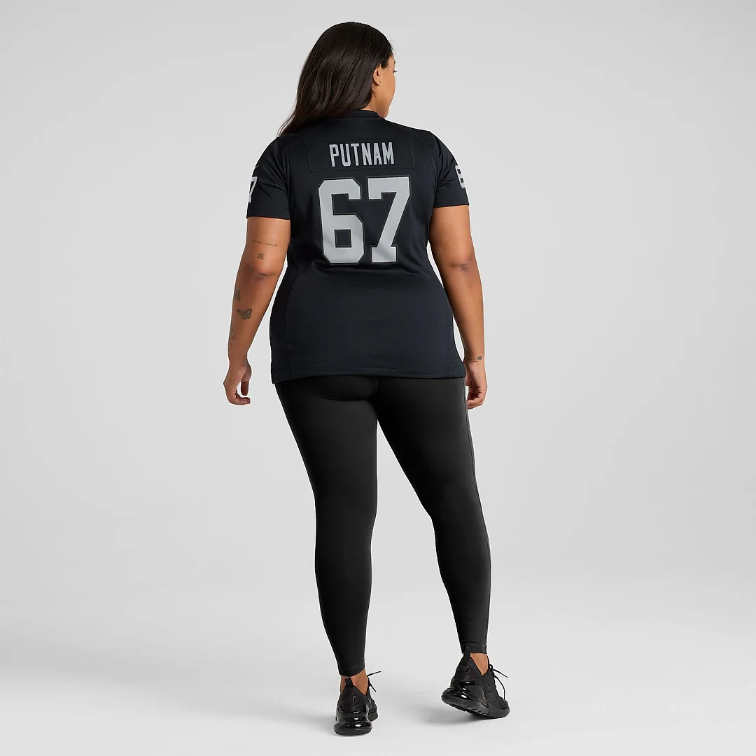 Zennovawear Will Putnam Las Vegas Raiders Women's Team Game Jersey - Black