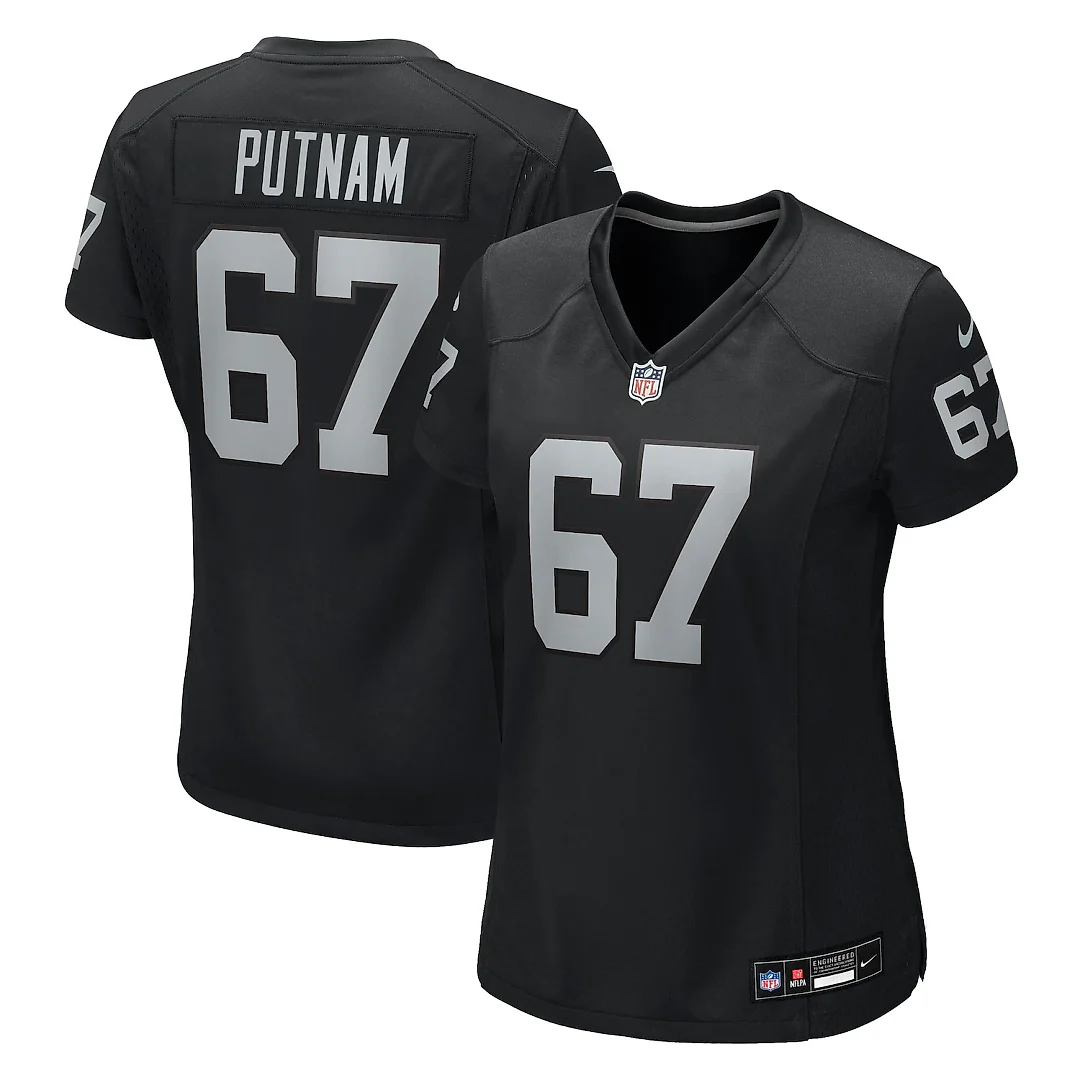 Zennovawear Will Putnam Las Vegas Raiders Women's Team Game Jersey - Black