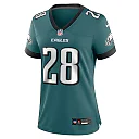 Zennovawear Will Shipley Philadelphia Eagles Women's Team Game Jersey - Midnight Green