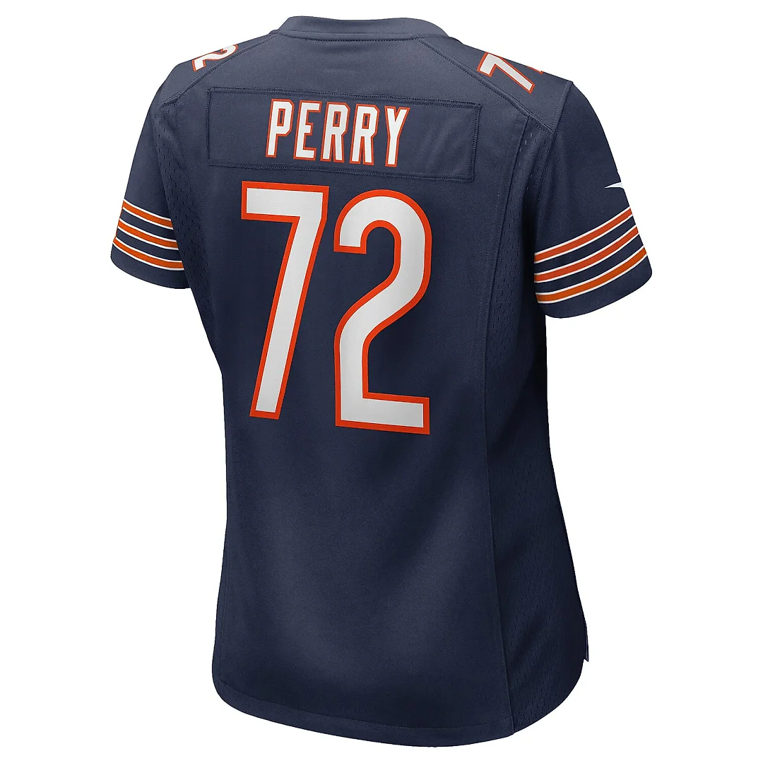 Zennovawear William Perry Chicago Bears Women's Game Retired Player Jersey - Navy