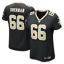Zennovawear William Sherman New Orleans Saints Women's Team Game Jersey - Black