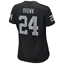 Zennovawear Willie Brown Las Vegas Raiders Women's Game Retired Player Jersey - Black