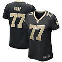 Zennovawear Willie Roaf New Orleans Saints Women's Game Retired Player Jersey - Black