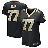 Zennovawear Willie Roaf New Orleans Saints Women's Game Retired Player Jersey - Black