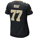 Zennovawear Willie Roaf New Orleans Saints Women's Game Retired Player Jersey - Black