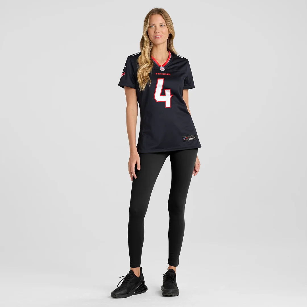 Zennovawear Woody Marks Houston Texans Women's Team Game Jersey - Navy