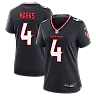 Zennovawear Woody Marks Houston Texans Women's Team Game Jersey - Navy
