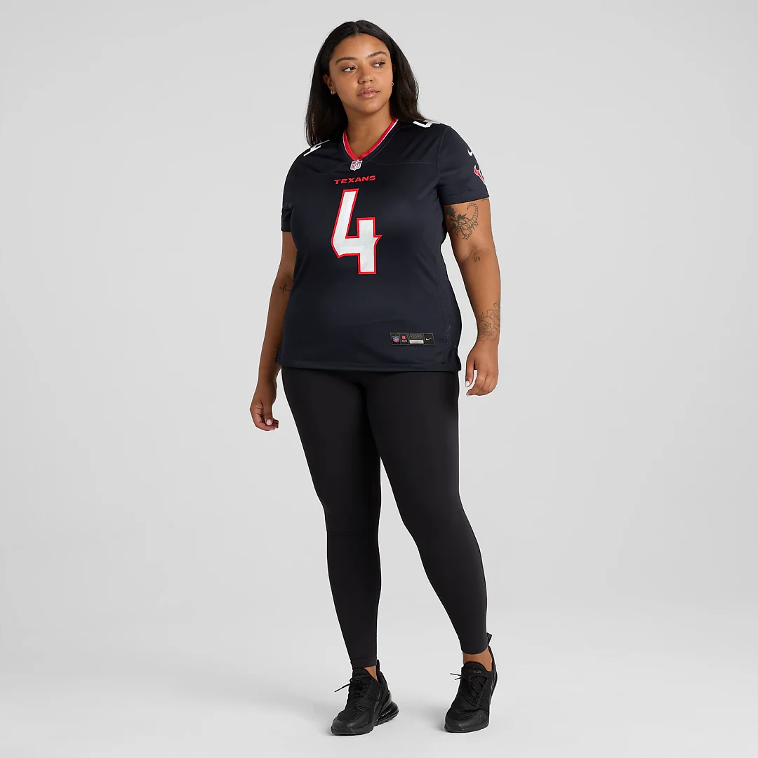 Zennovawear Woody Marks Houston Texans Women's Team Game Jersey - Navy