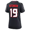 Zennovawear Xavier Hutchinson Houston Texans Women's Team Game Jersey - Navy