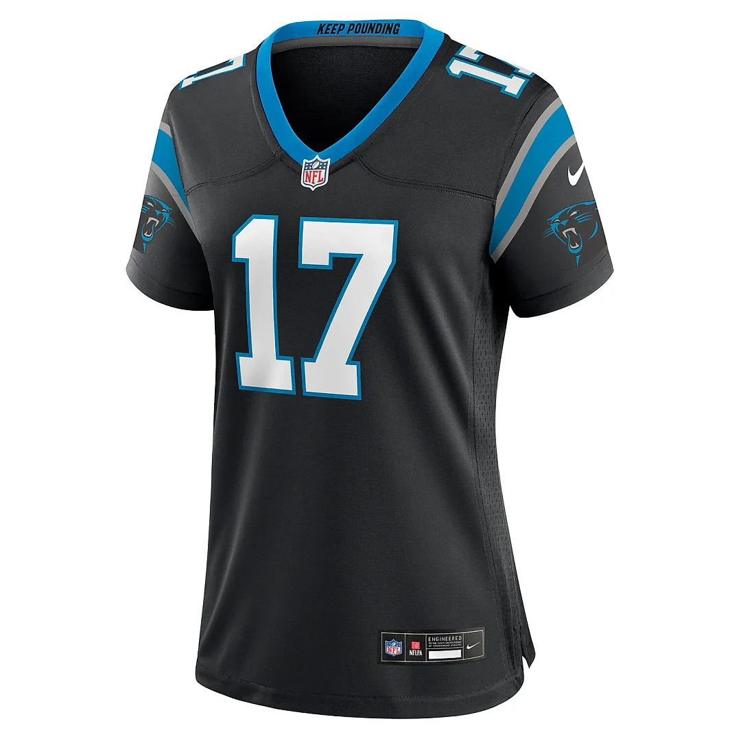 Zennovawear Xavier Legette Carolina Panthers Women's Game Jersey - Black