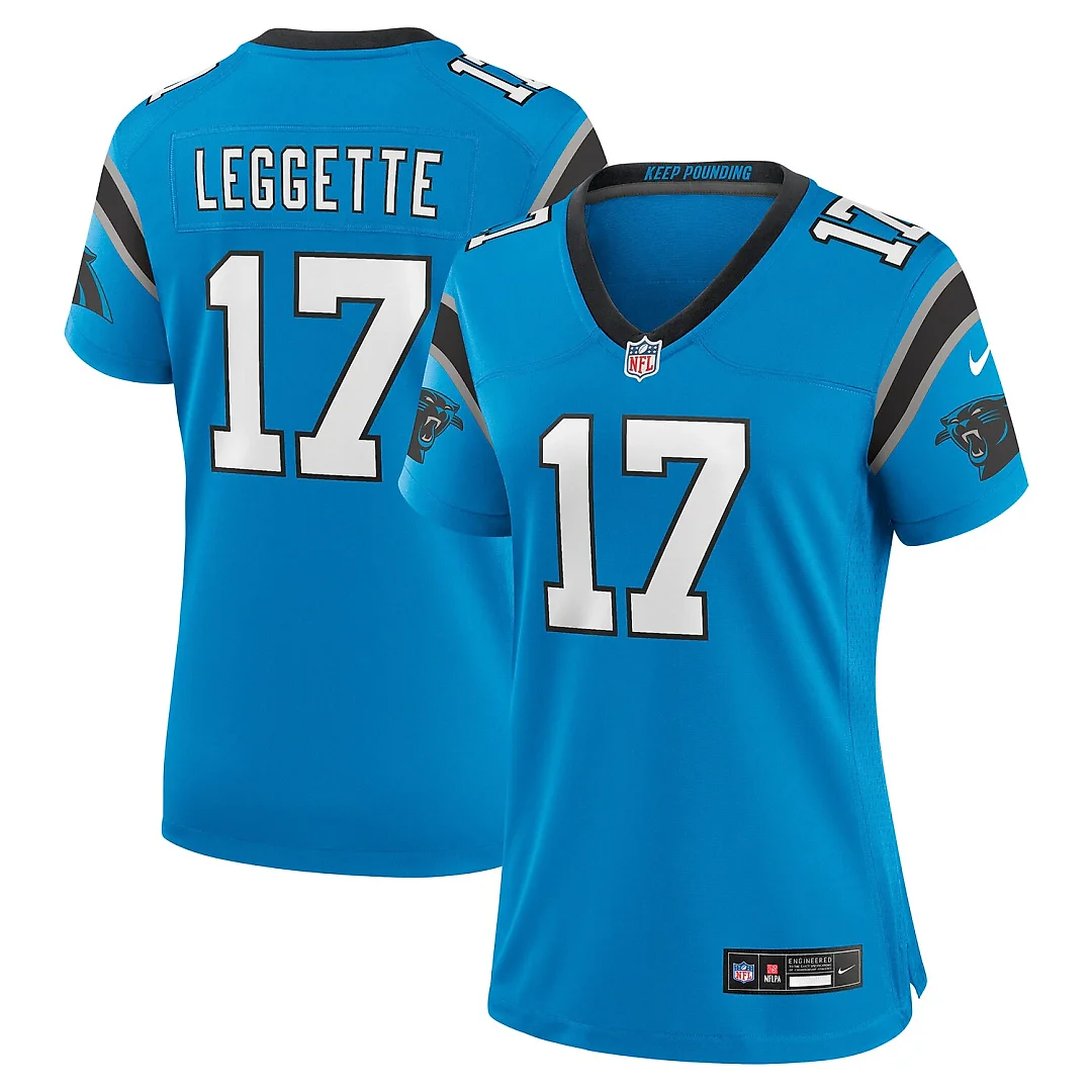Zennovawear Xavier Legette Carolina Panthers Women's Alternate Game Jersey - Blue