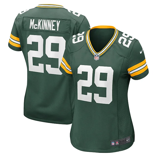 Zennovawear Xavier McKinney Green Bay Packers Women's Team Game Jersey - Green