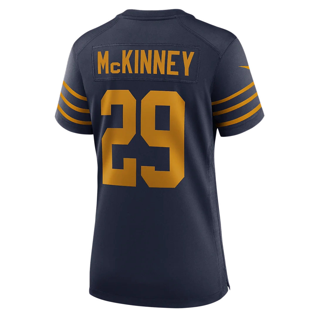 Zennovawear Xavier McKinney Green Bay Packers Women's The 1923 Classic Game Jersey - Navy