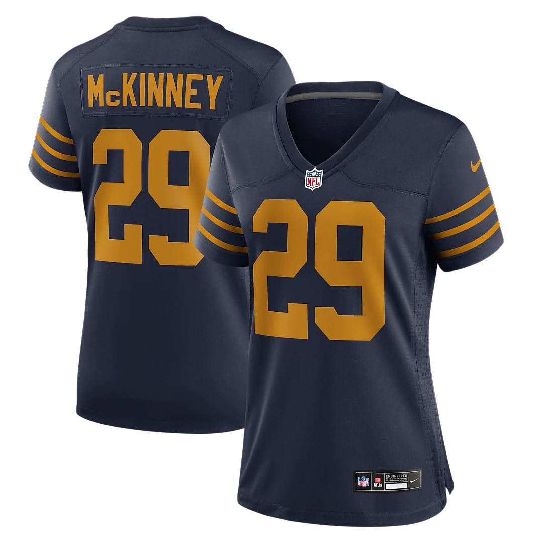 Zennovawear Xavier McKinney Green Bay Packers Women's The 1923 Classic Game Jersey - Navy