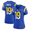 Zennovawear Xavier Smith Los Angeles Rams Women's Home Game Jersey - Royal