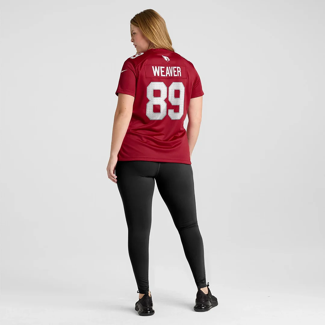 Zennovawear Xavier Weaver Arizona Cardinals Women's Game Jersey - Cardinal