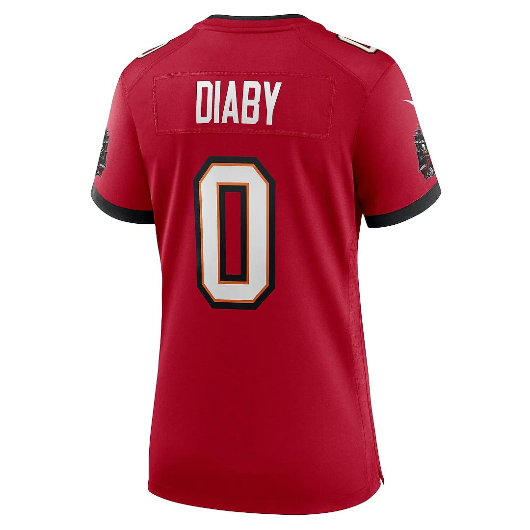 Zennovawear YaYa Diaby Tampa Bay Buccaneers Women's Game Jersey - Red