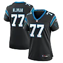 Zennovawear Yosh Nijman Carolina Panthers Women's Game Jersey - Black