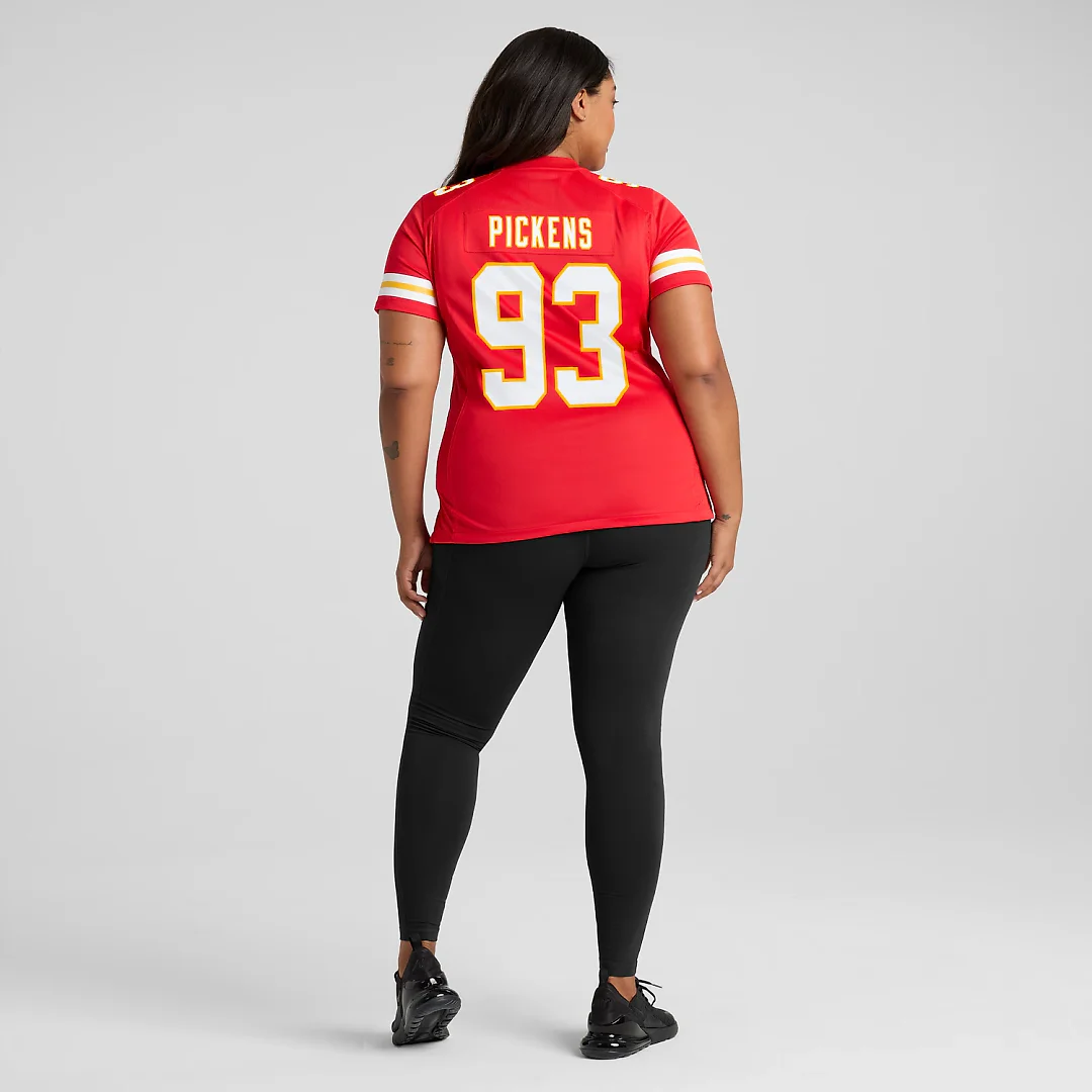 Zennovawear Zacch Pickens Kansas City Chiefs Women's Team Game Jersey - Red