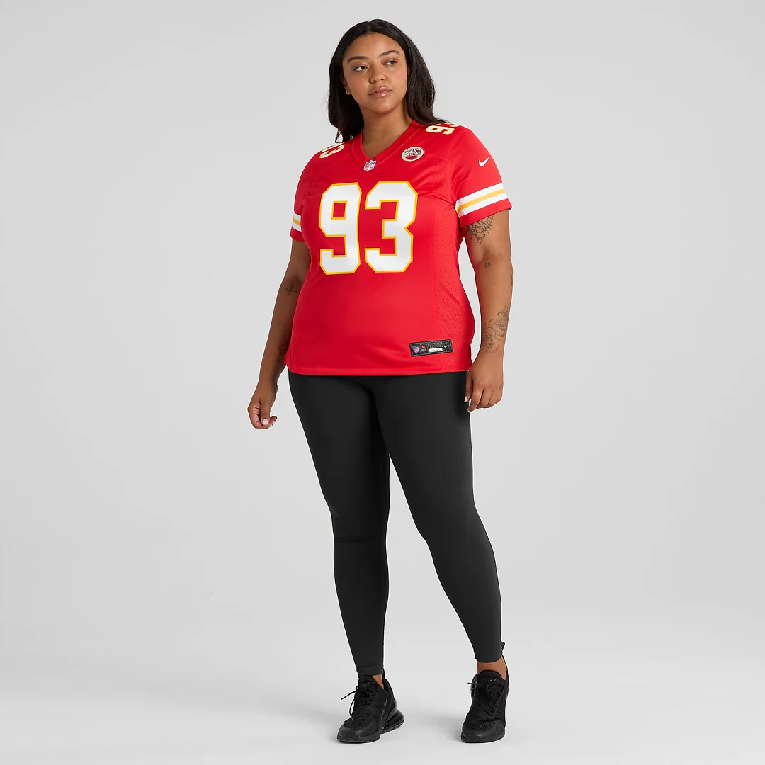 Zennovawear Zacch Pickens Kansas City Chiefs Women's Team Game Jersey - Red