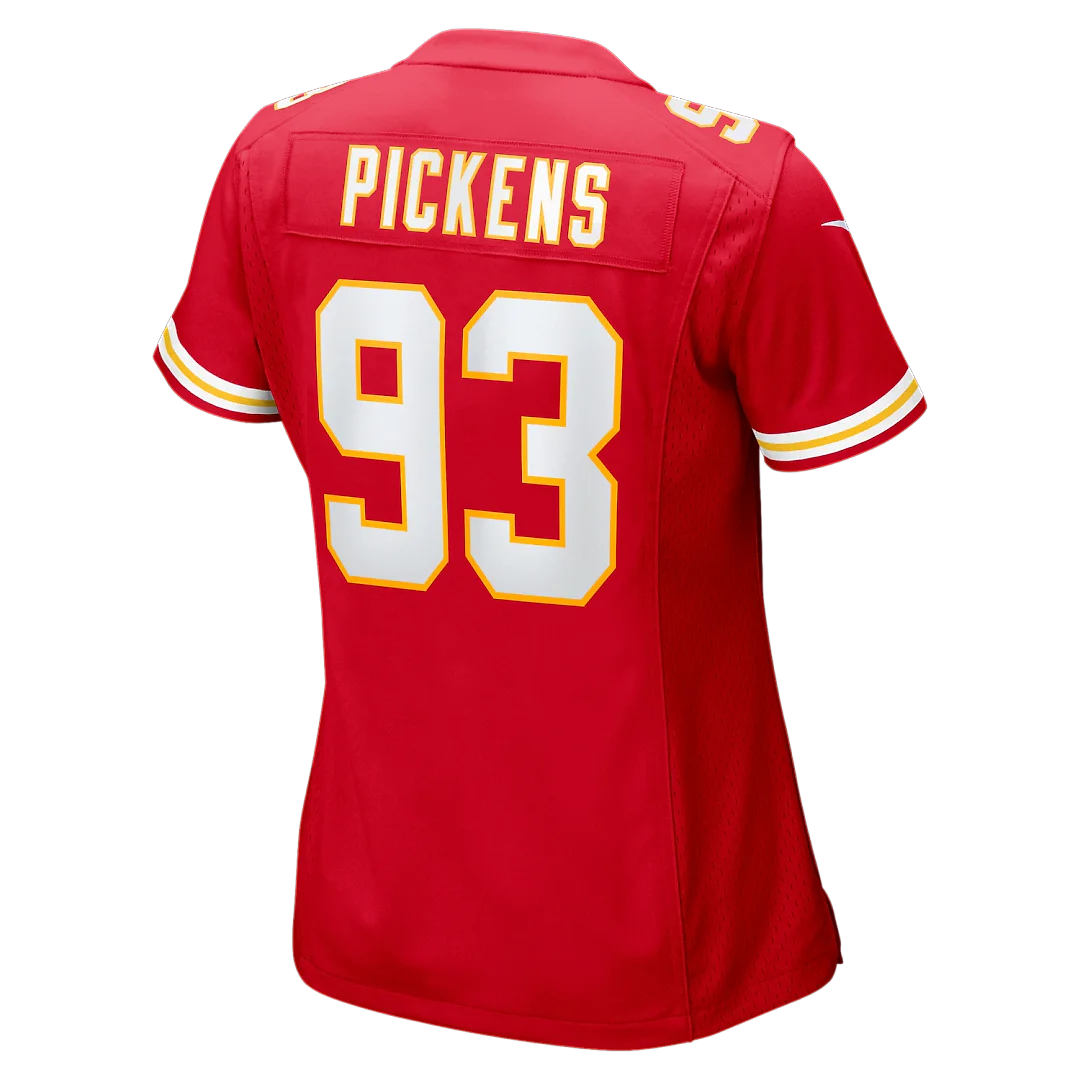 Zennovawear Zacch Pickens Kansas City Chiefs Women's Team Game Jersey - Red