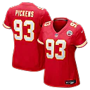 Zennovawear Zacch Pickens Kansas City Chiefs Women's Team Game Jersey - Red